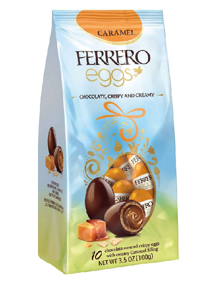 Ferrero Rocher Caramel Filled Chocolate Crispy Eggs