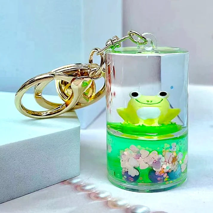 Frog Boba Keychain