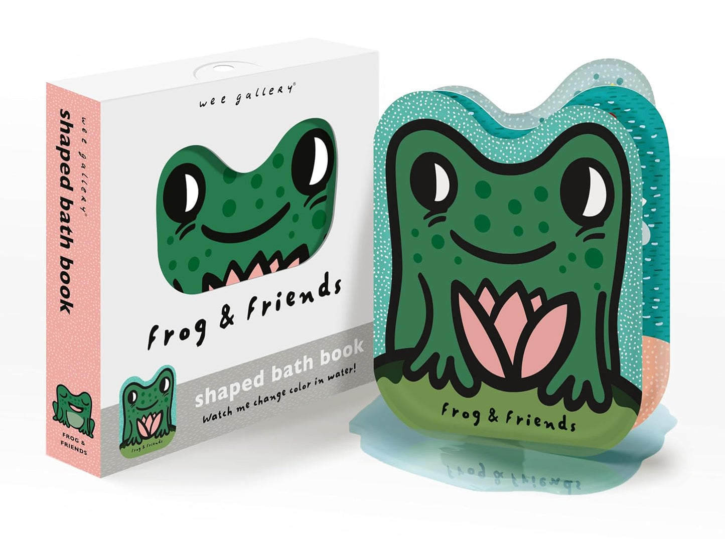 Frog & Friends Shaped Bath Book