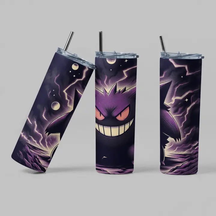 Gengar Green Glow Ghost Tumbler 20 oz