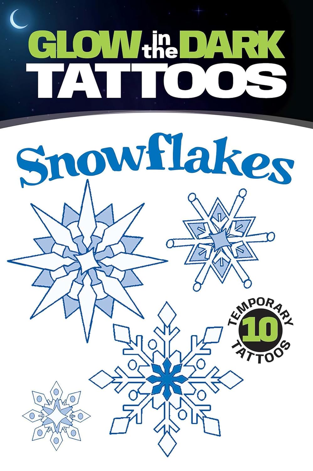 Glow Snowflakes Tattoos