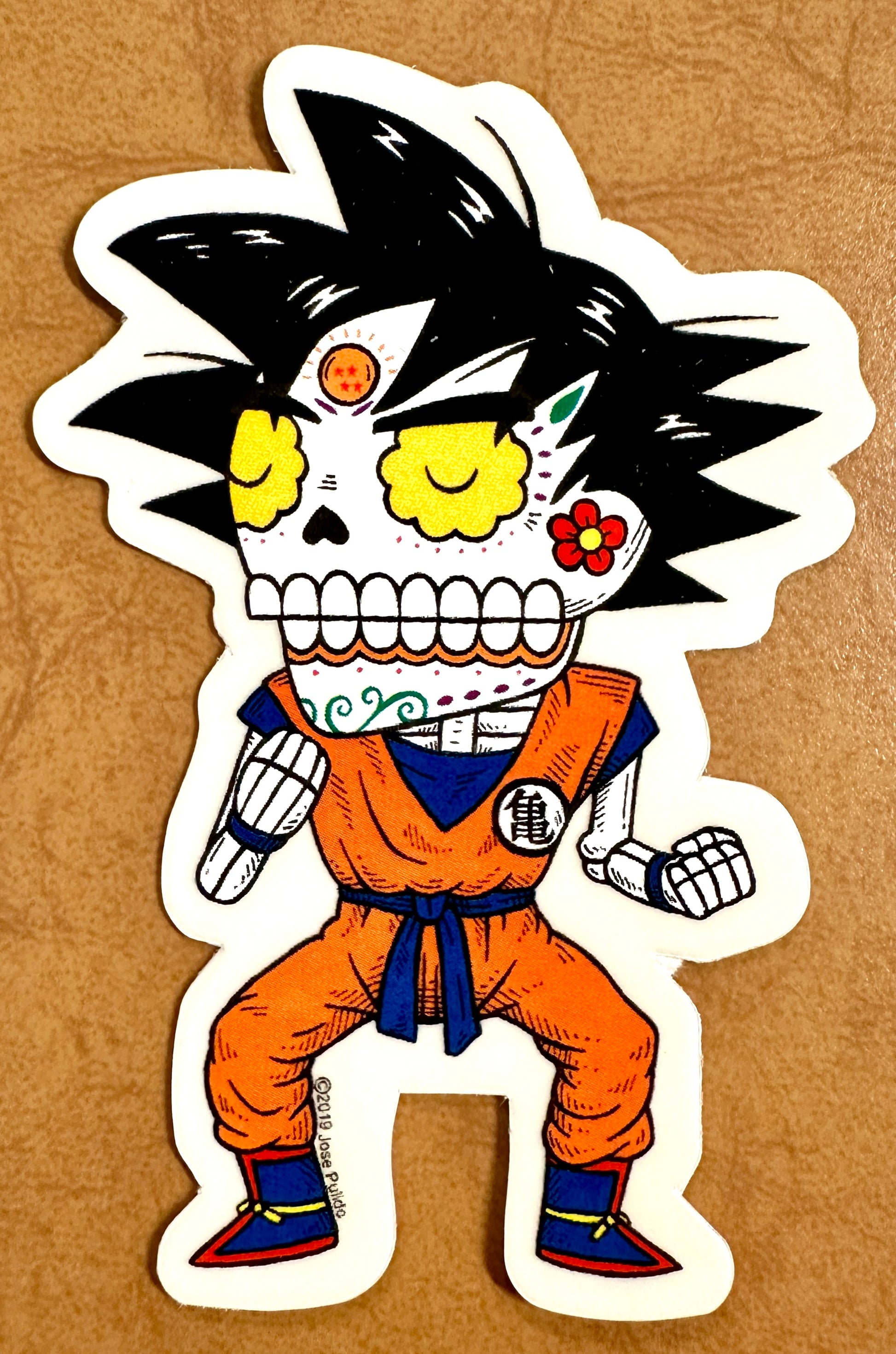 Goku Sugar Skull Sticker