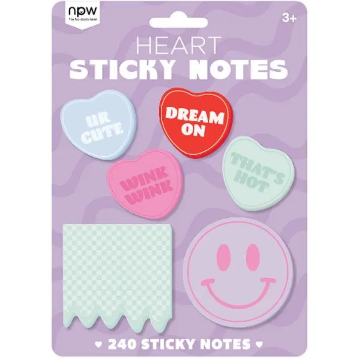 Heart Sticky Notes