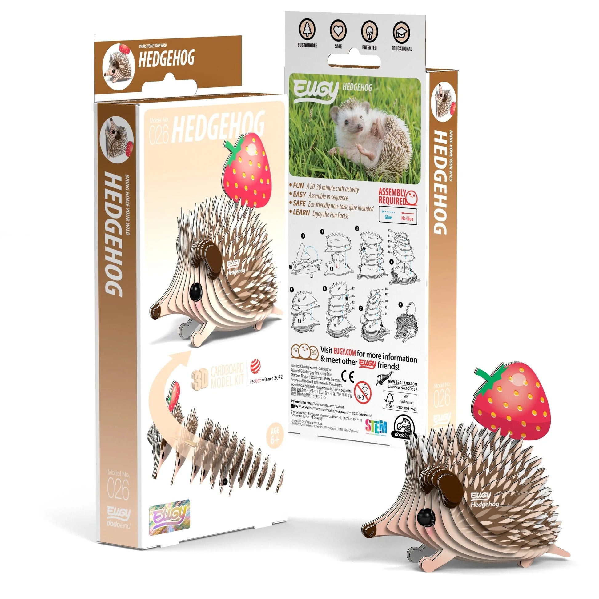 Hedgehog 3D Puzzle