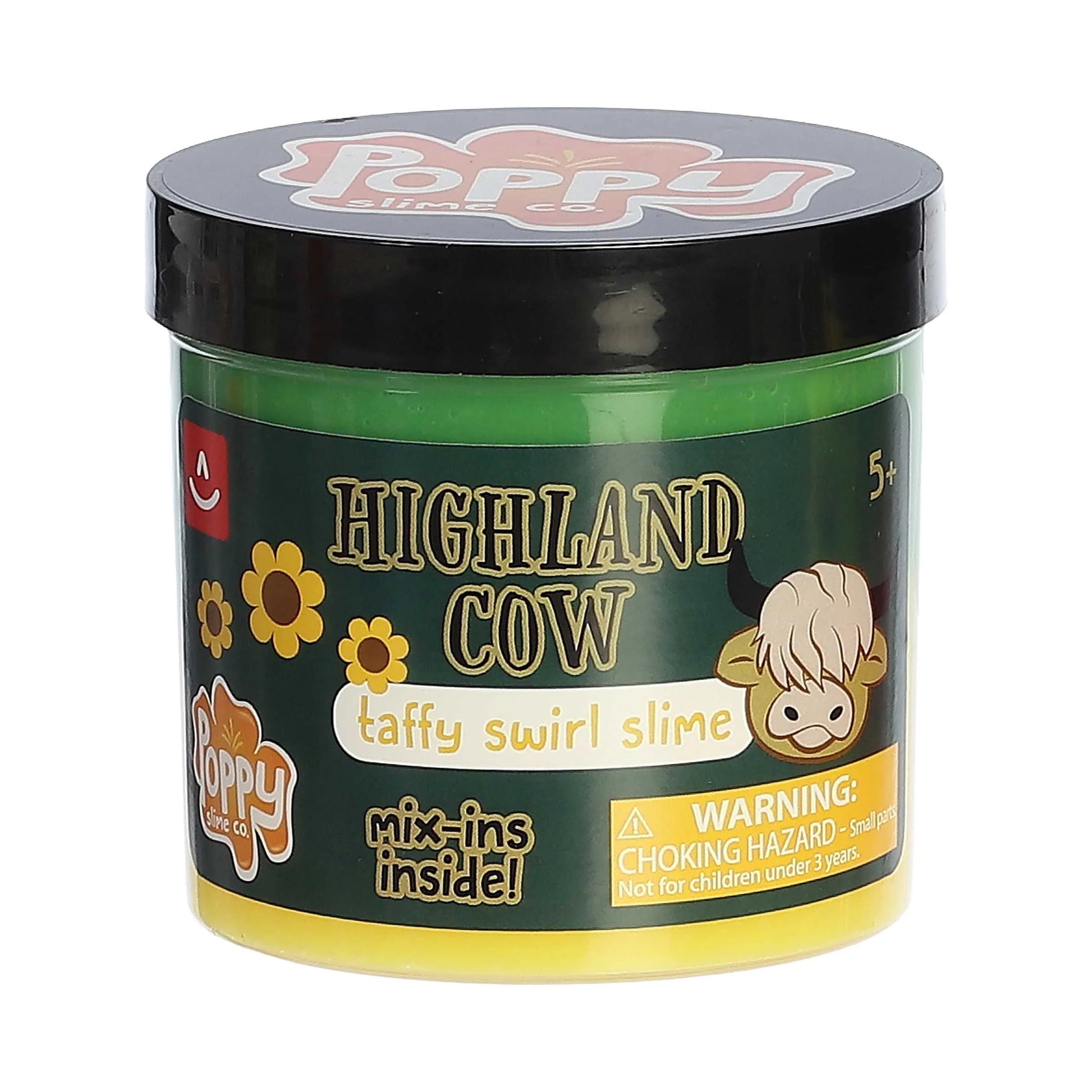 Highland Cow Taffy Swirl Slime