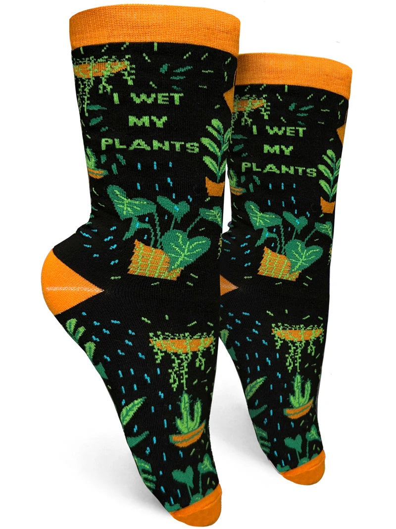 I Wet My Plants Women's Socks