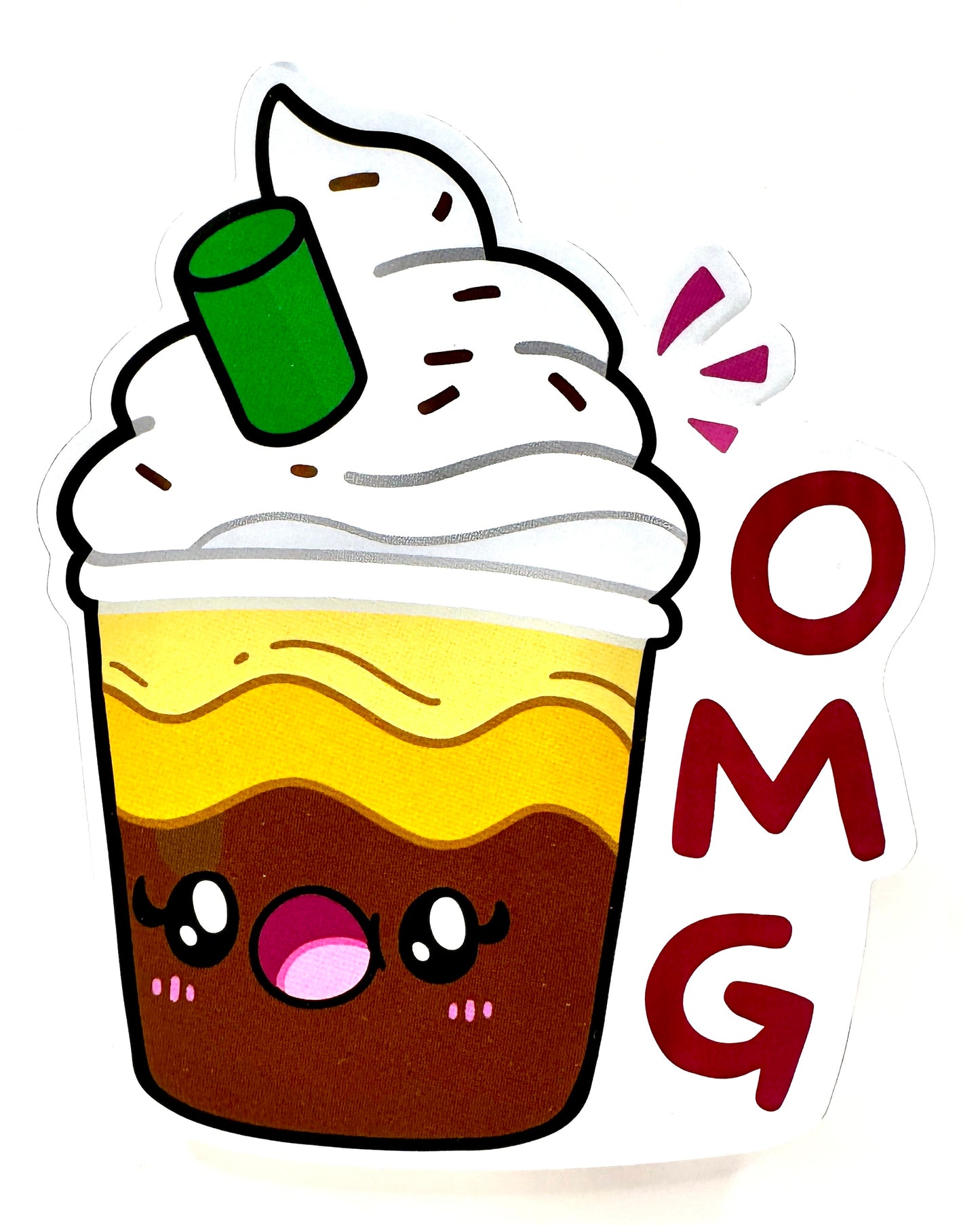 Ice Coffee Sticker 3"