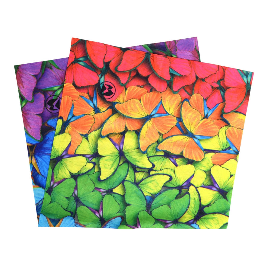 Infinity Rainbow Butterflies Bandana