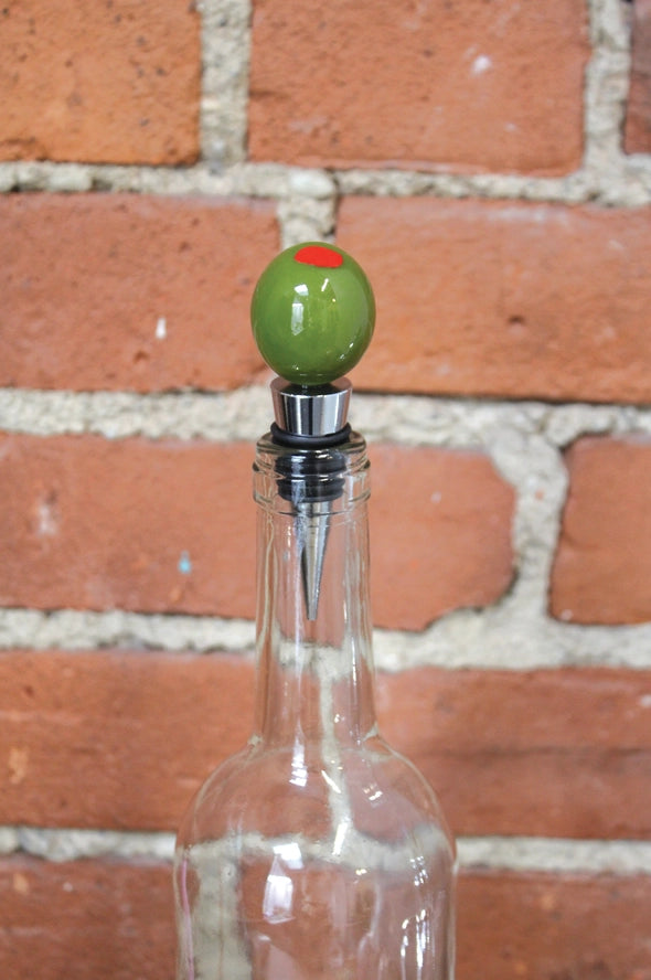 Italian Summer Olive Wine Stopper