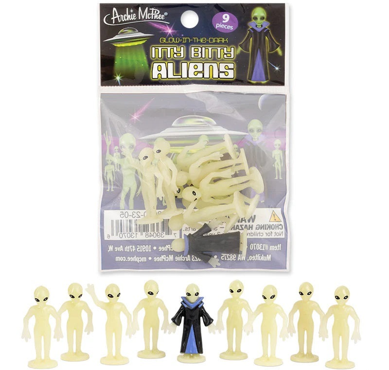 Itty Bitty Glow Aliens