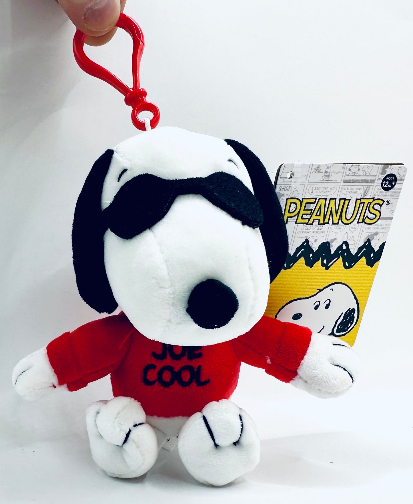 Joe Cool Plush Clip On 5" Peanuts