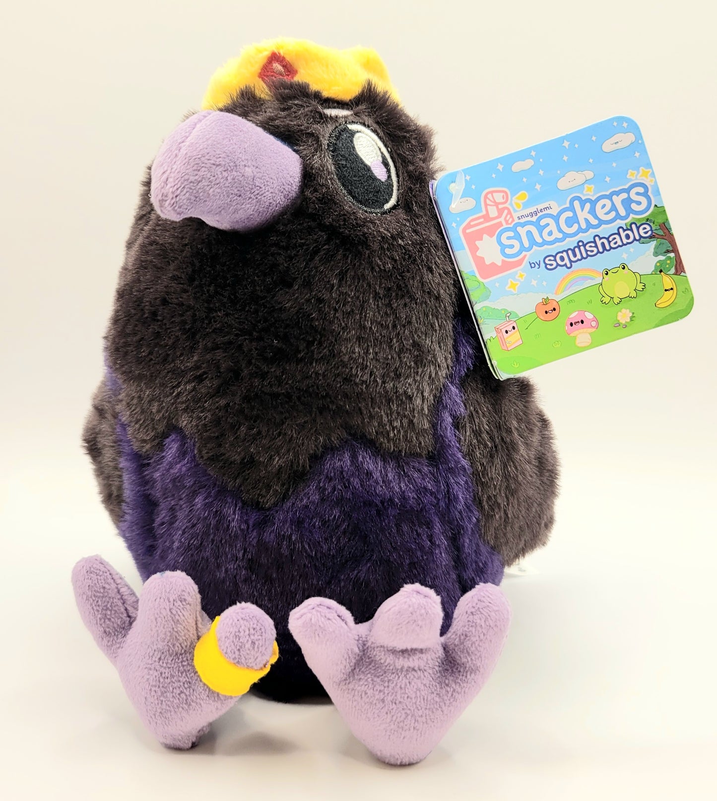 King Raven Plush Snugglemi Snackers 6"