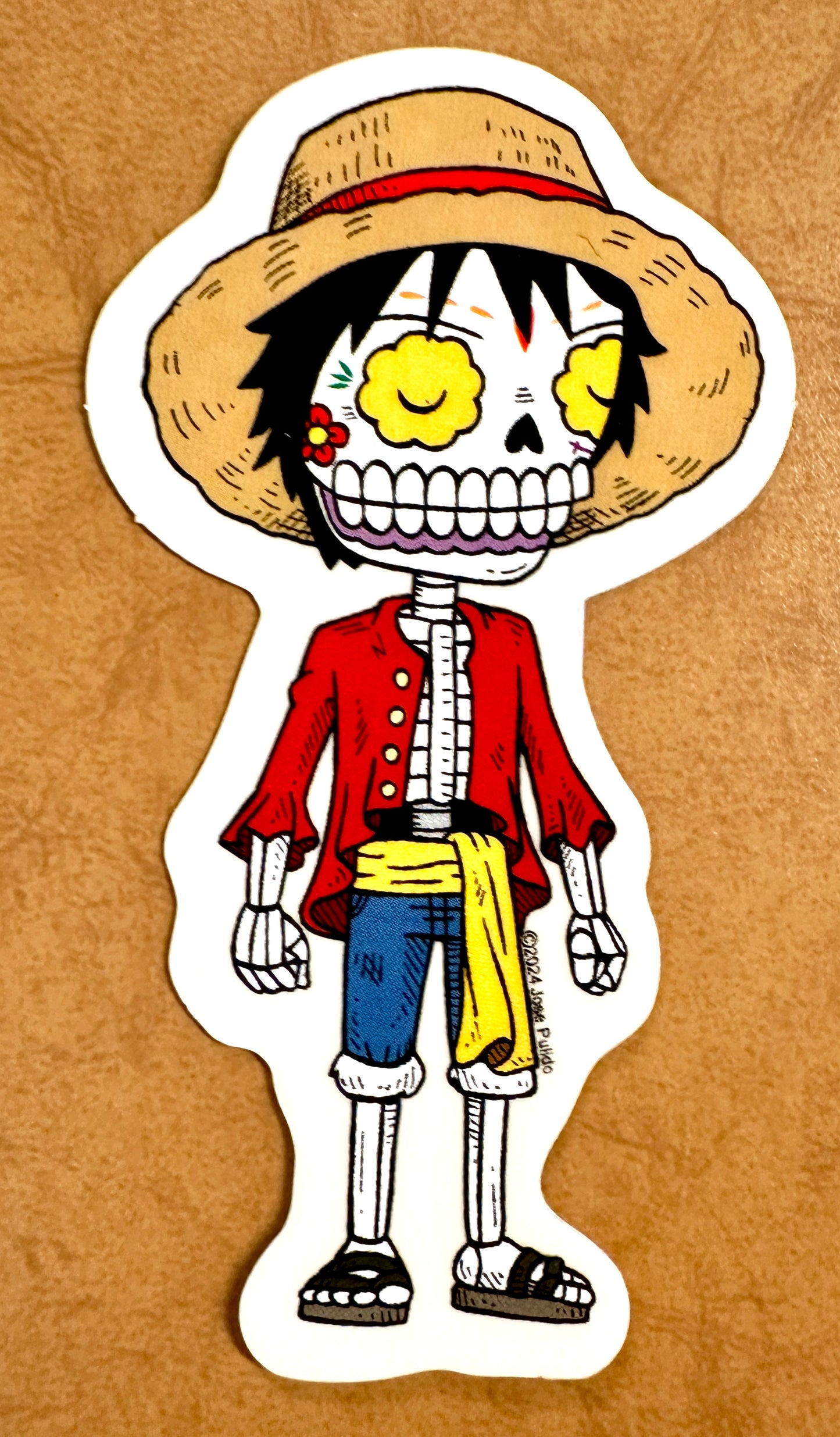 Luffy Sugar Skull Sticker