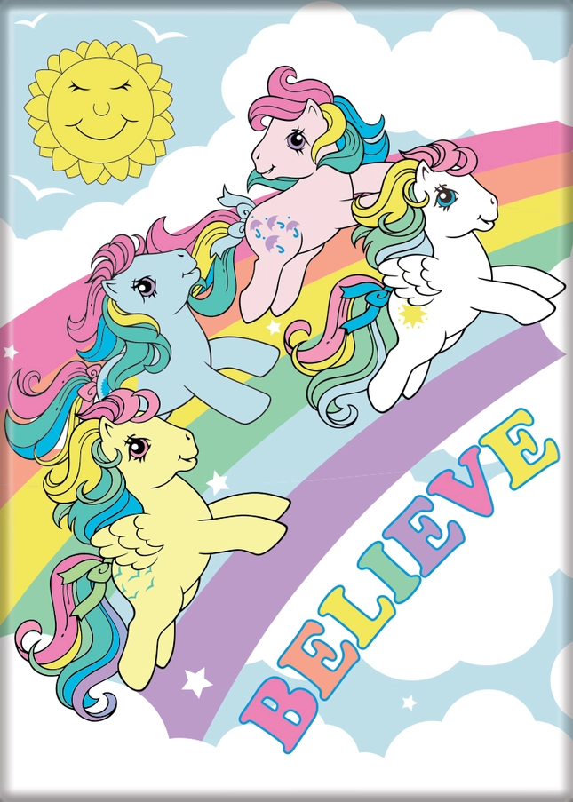 MAGNET My Little Pony Retro Group Believe