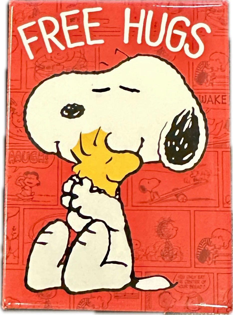 MAGNET Peanuts Snoopy Free Hugs