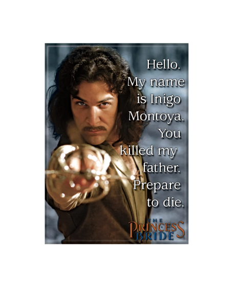 MAGNET Princess Bride Hello My Name Is Inigo Montoya