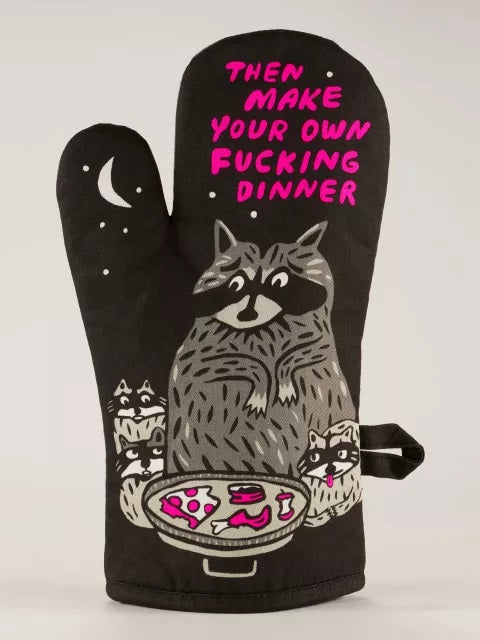 Make Your Own Dinner Raccoon Oven Mitt