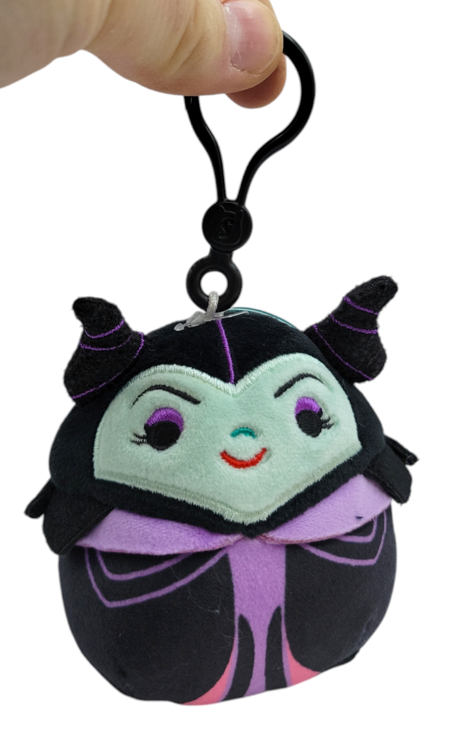 Maleficent Disney Squishmallows Clip-on Plush 3.5"