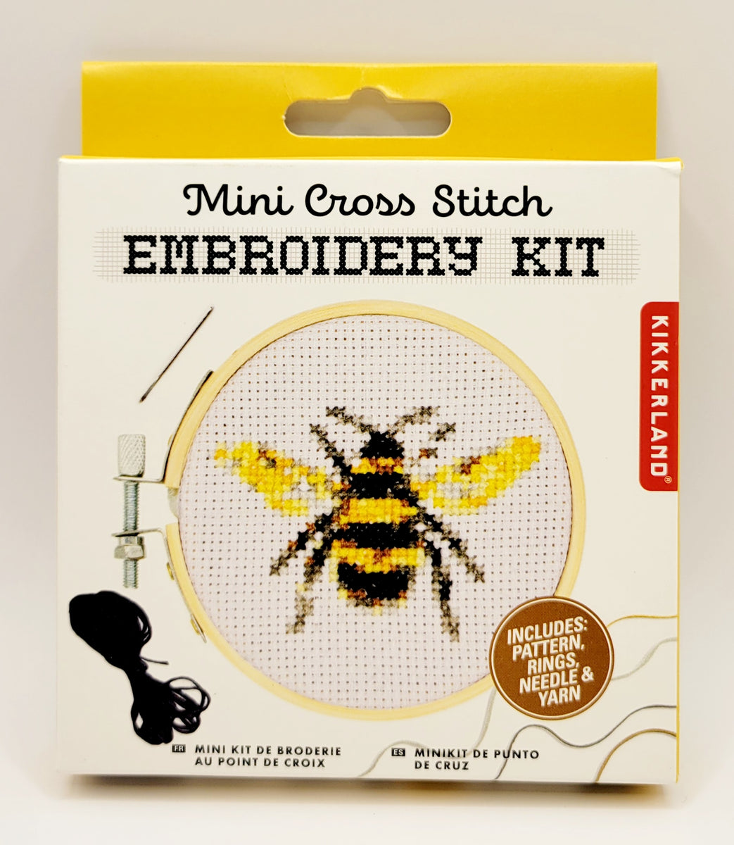 Mini Bee Embroidery Kit – www.shoptherocket.com