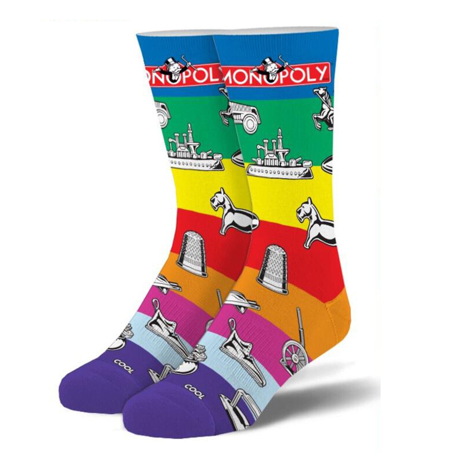 Monopoly Pieces Men's Socks