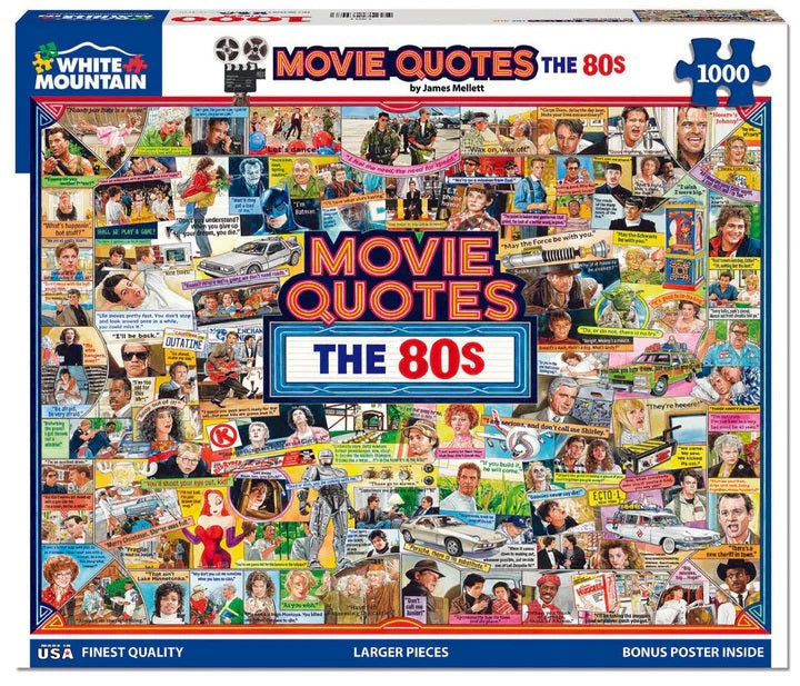 Movie Quotes The 80s Puzzle 1000pc