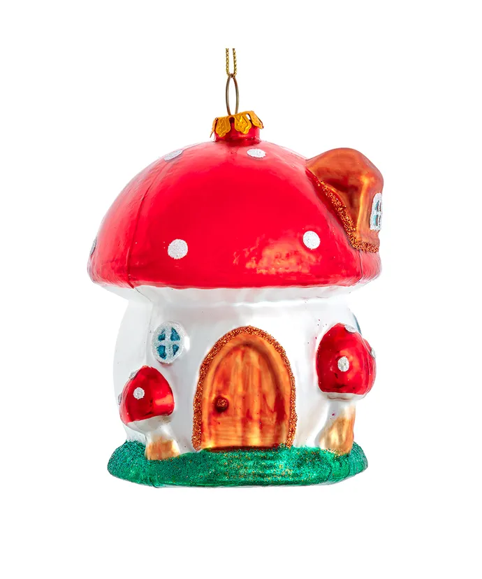 Mushroom House Ornament – www.shoptherocket.com