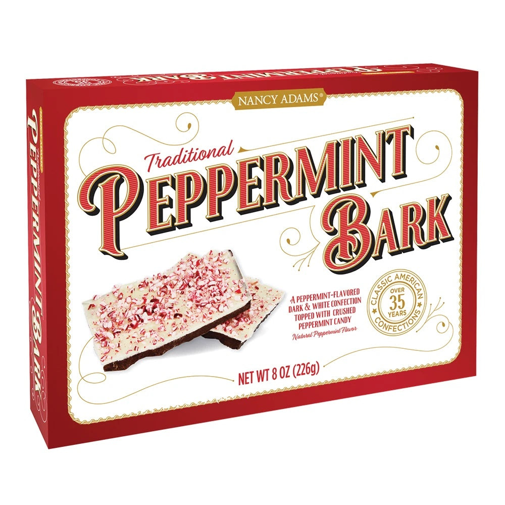 Nancy Adams Peppermint Bark Box 8 oz