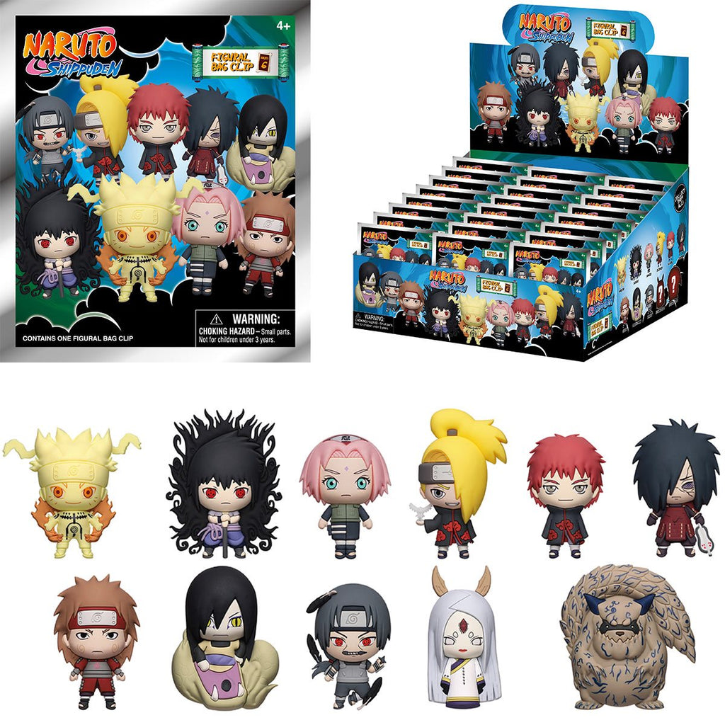 Naruto Figural Bag Clip Series 6