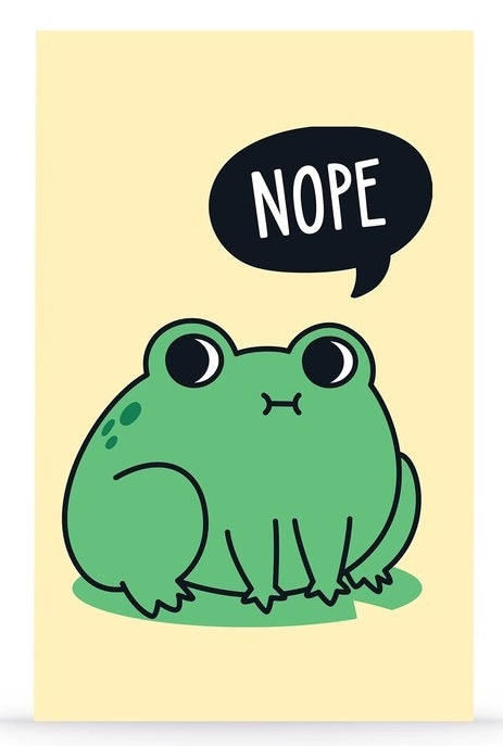 Nope Frog Notebook