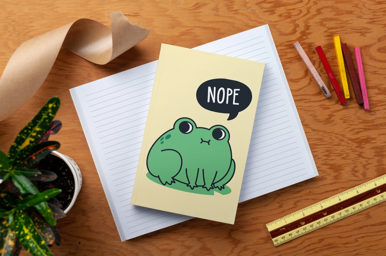 Nope Frog Notebook