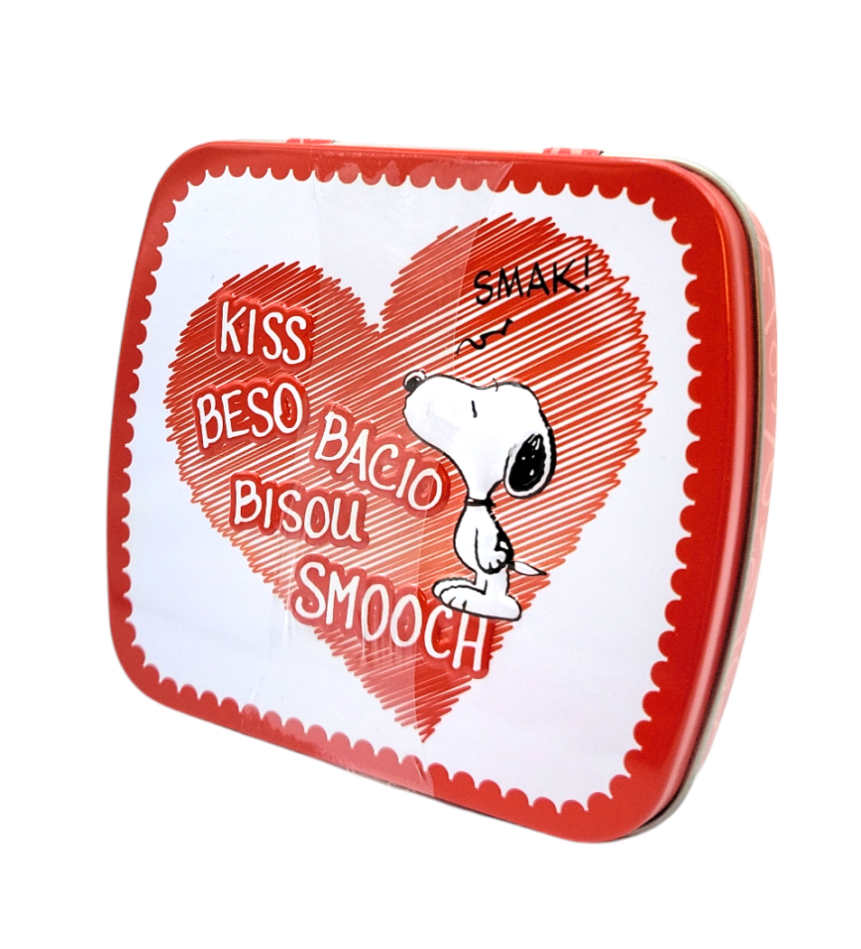 Peanuts Sweet Soulmate Kiss Candy Tin