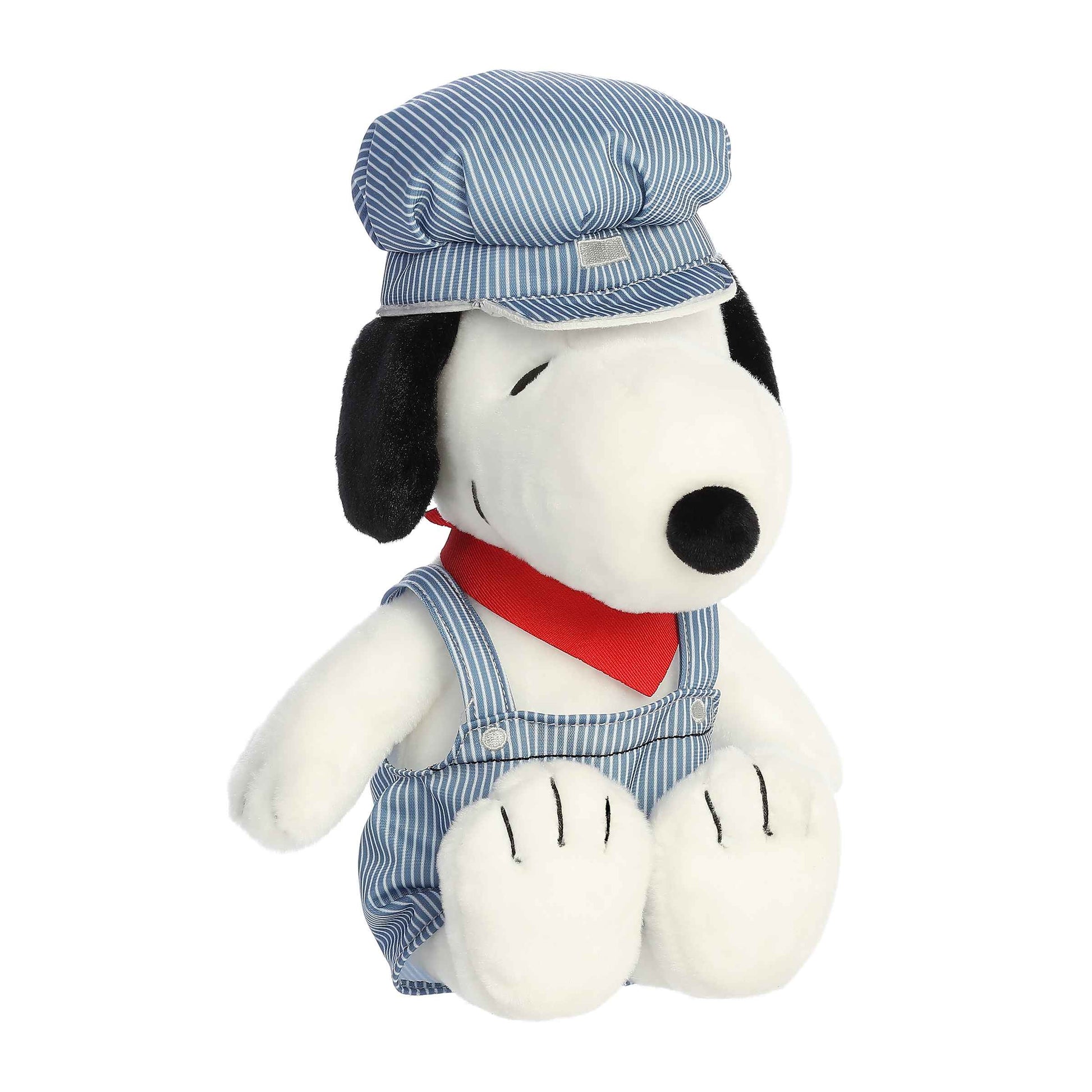 Peanuts Snoopy Train Engineer Plush 14"