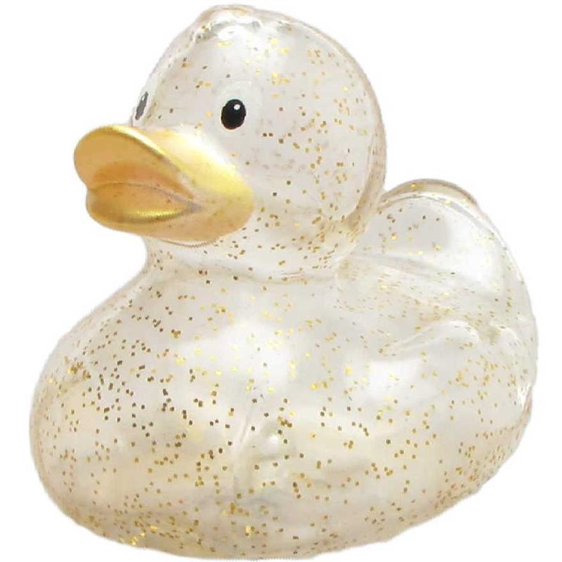 Rubber Ducky Glitter Gold