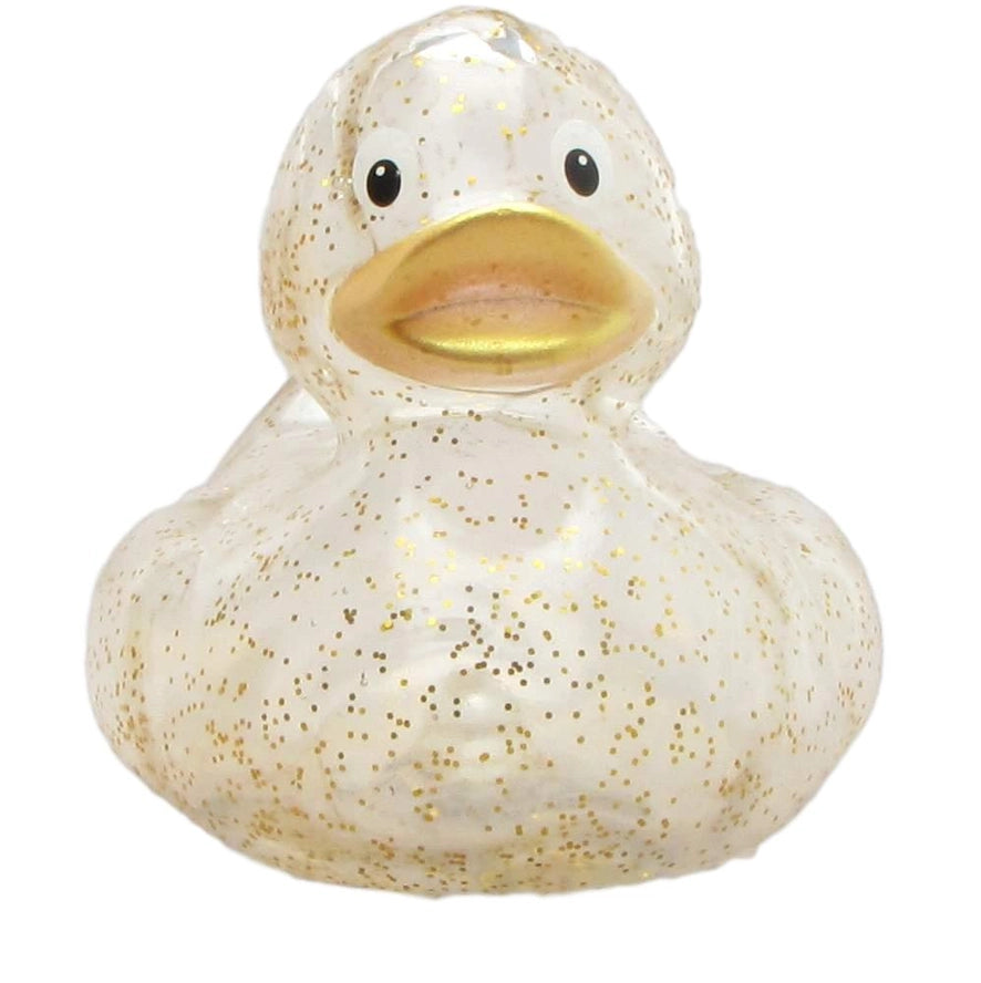 Rubber Ducky Glitter Gold