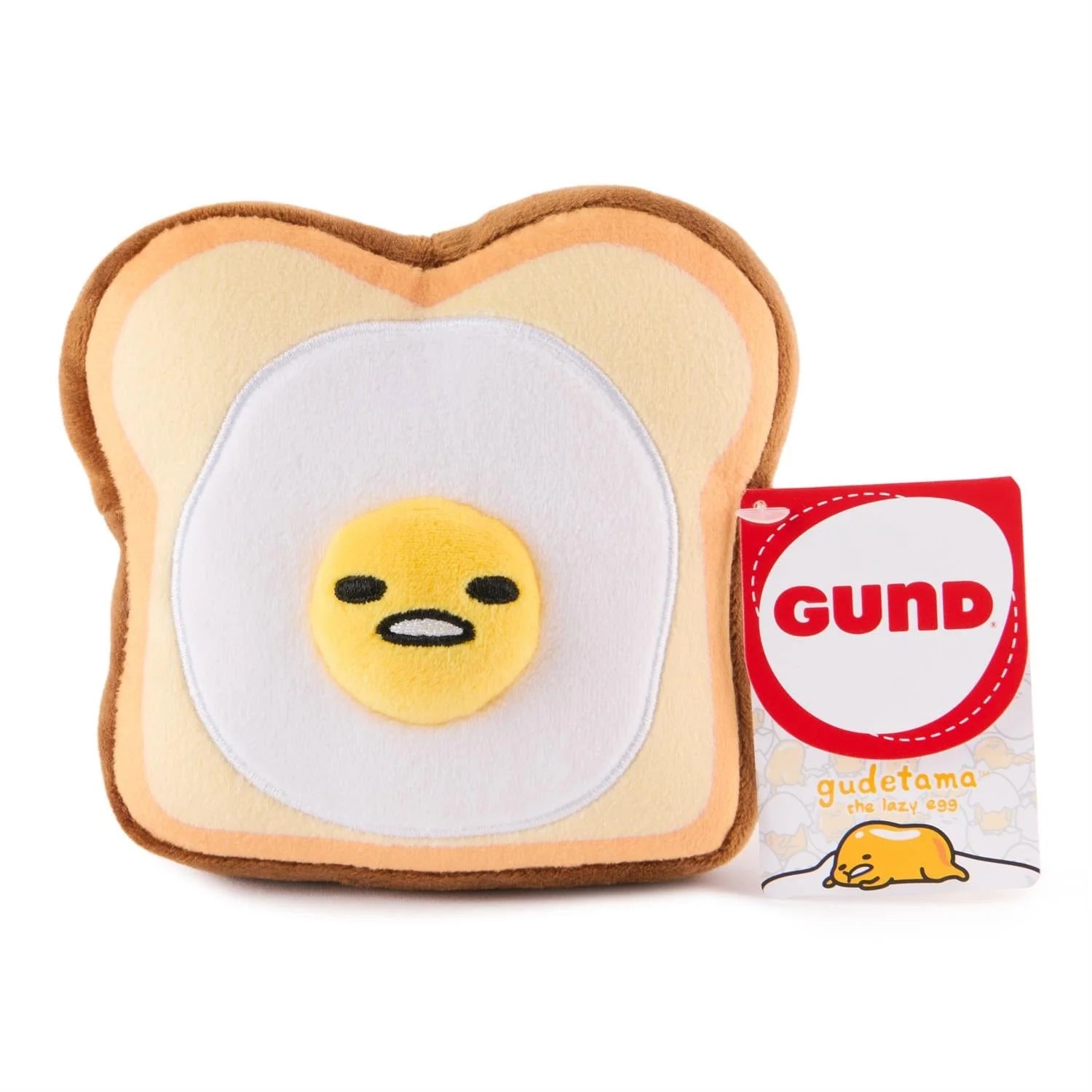 Sanrio Gudetama Egg Toast Plush 5"