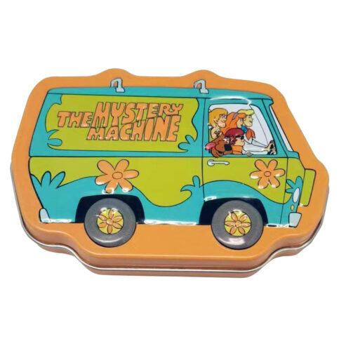 Scooby-Doo Mystery Machine Van Green Apple Sours Candy Tin