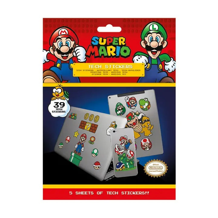 Super Mario Gadget Stickers