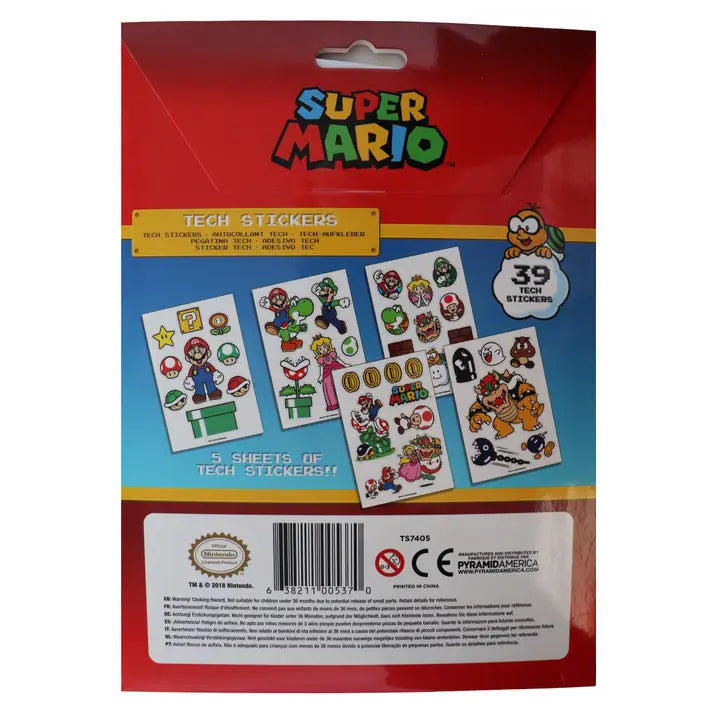 Super Mario Gadget Stickers