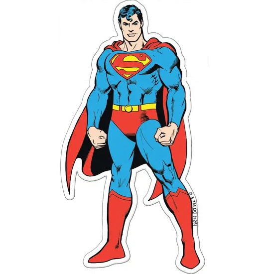 Superman Classic Die Cut Sticker