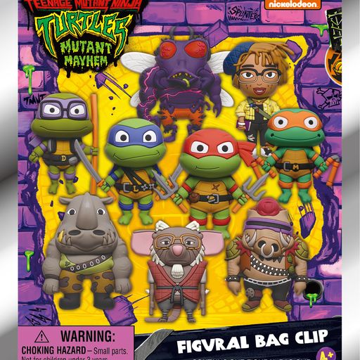 Teenage Mutant Ninja Turtles Movie Figural Bag Clip Series 1