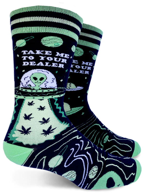 Take Me To Your Dealer Men's Socks