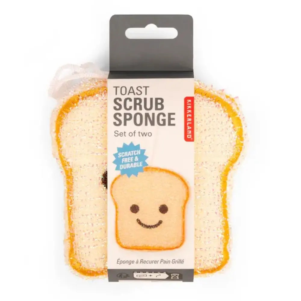 Toast Scrub Sponge Set Of Two