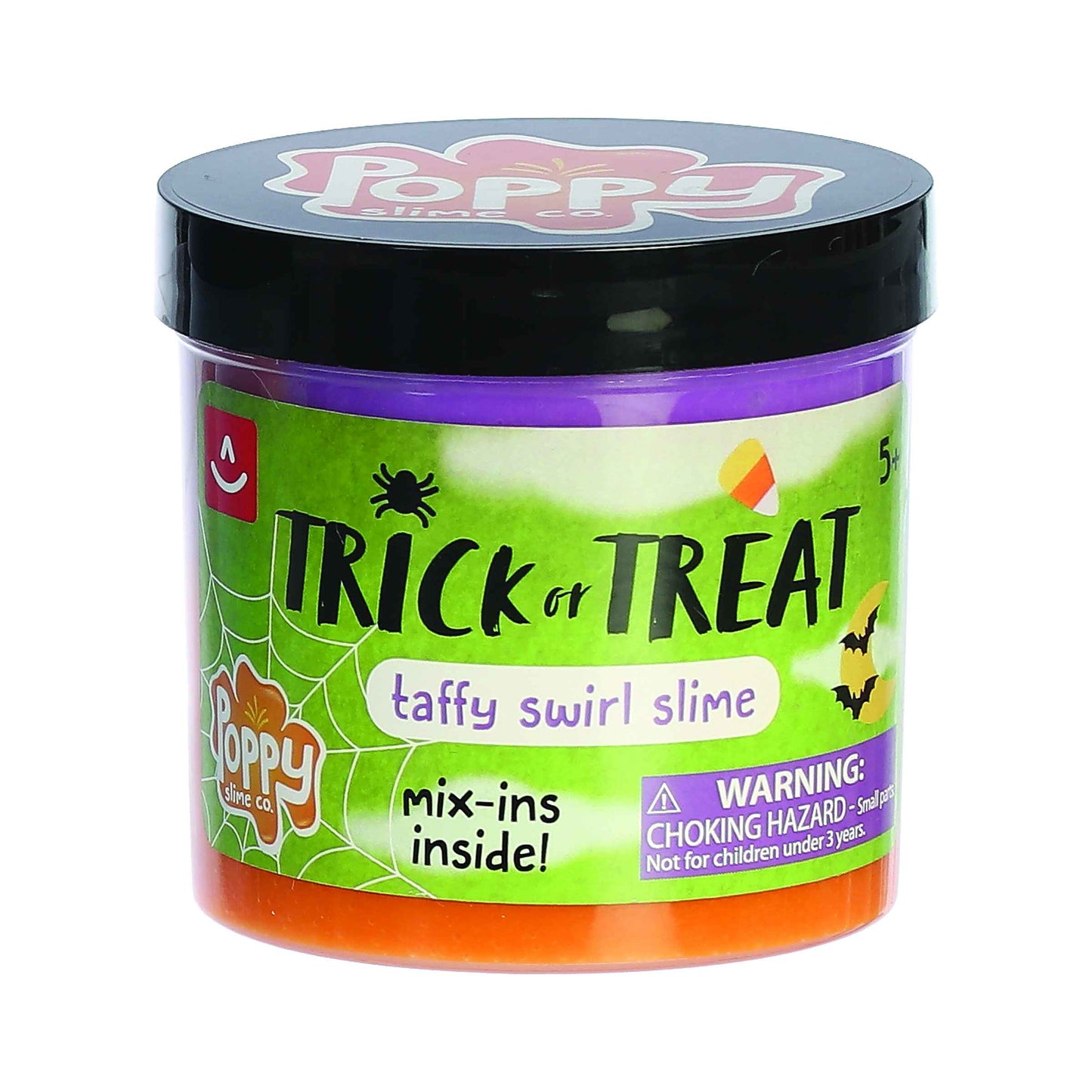 Trick Or Treat Taffy Swirl Slime