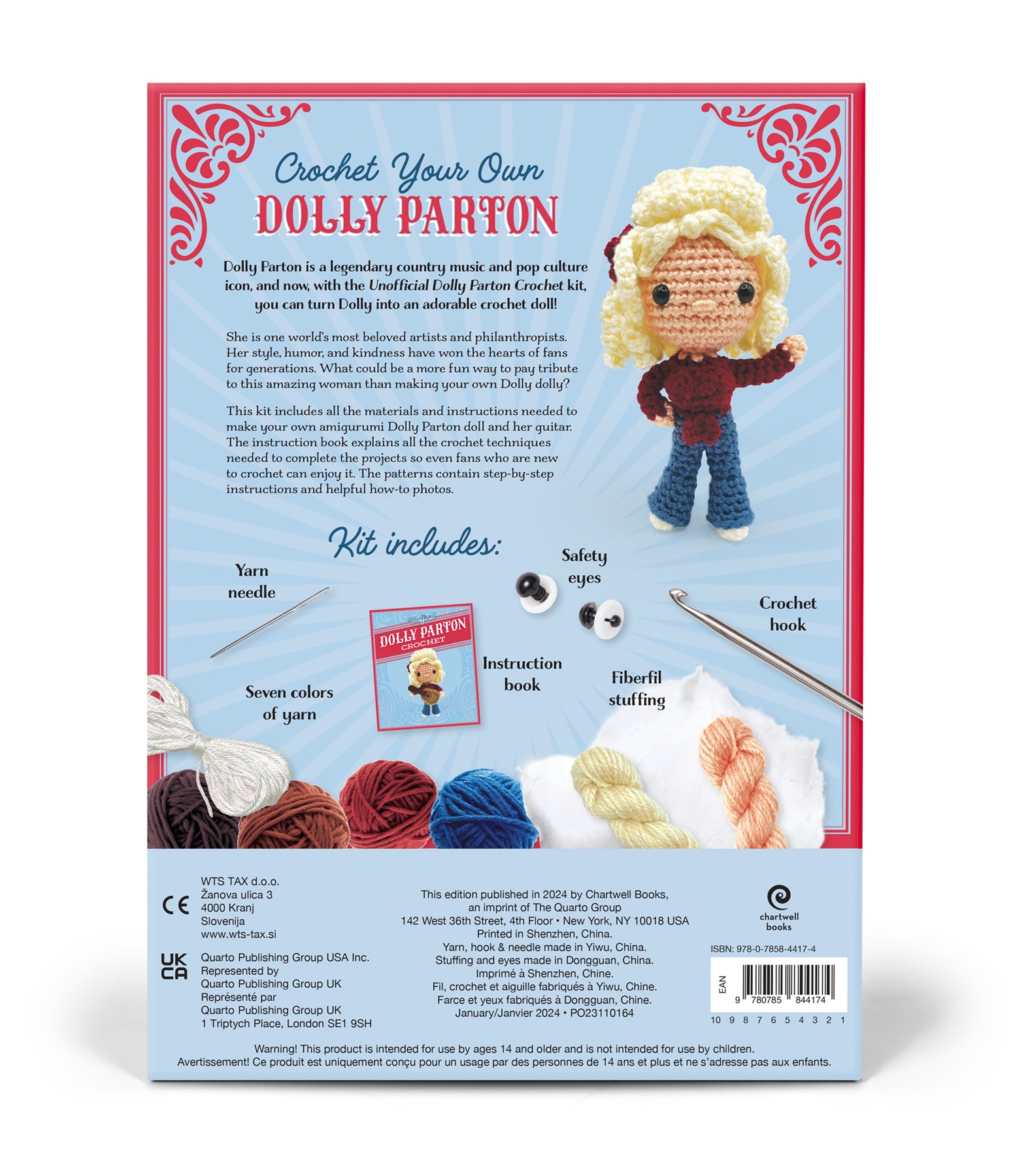 Unofficial Dolly Parton Crochet Kit