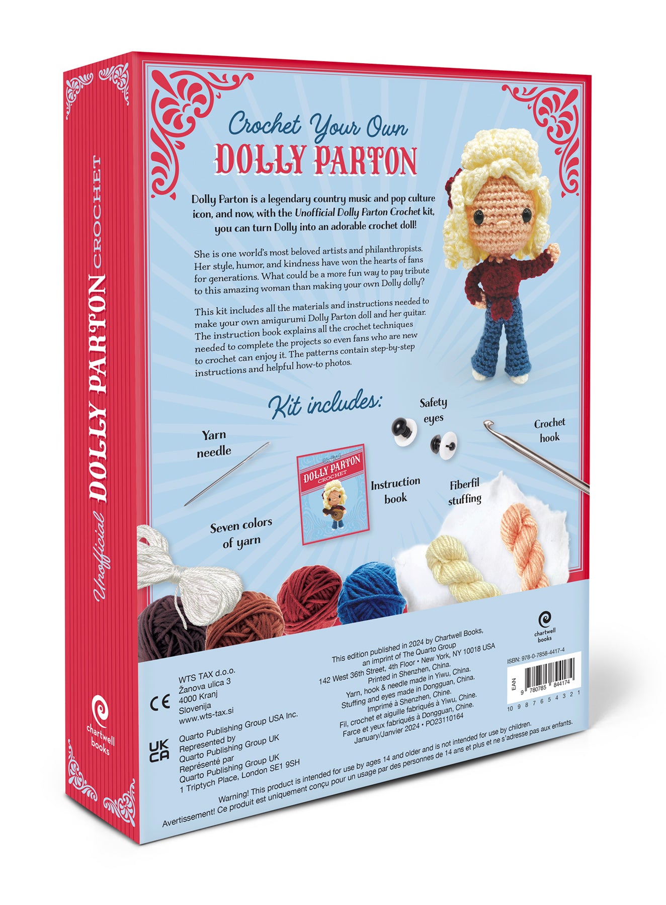 Unofficial Dolly Parton Crochet Kit