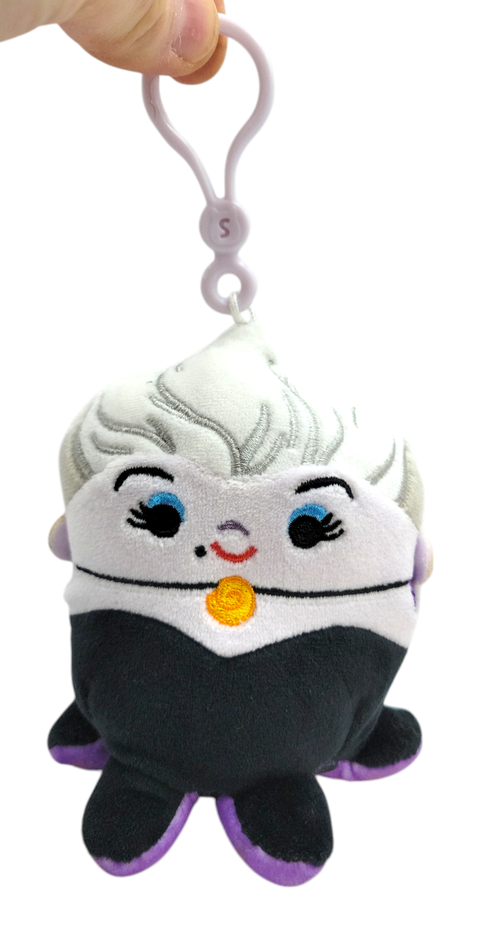 Ursula Disney Squishmallows Clip-on Plush 3.5"