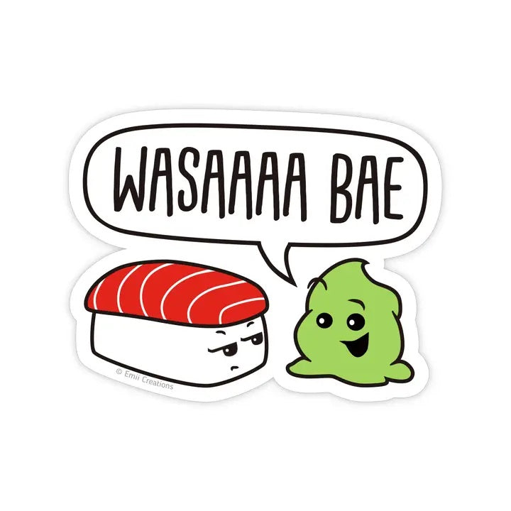 Wasaaaa Bae Sushi Sticker