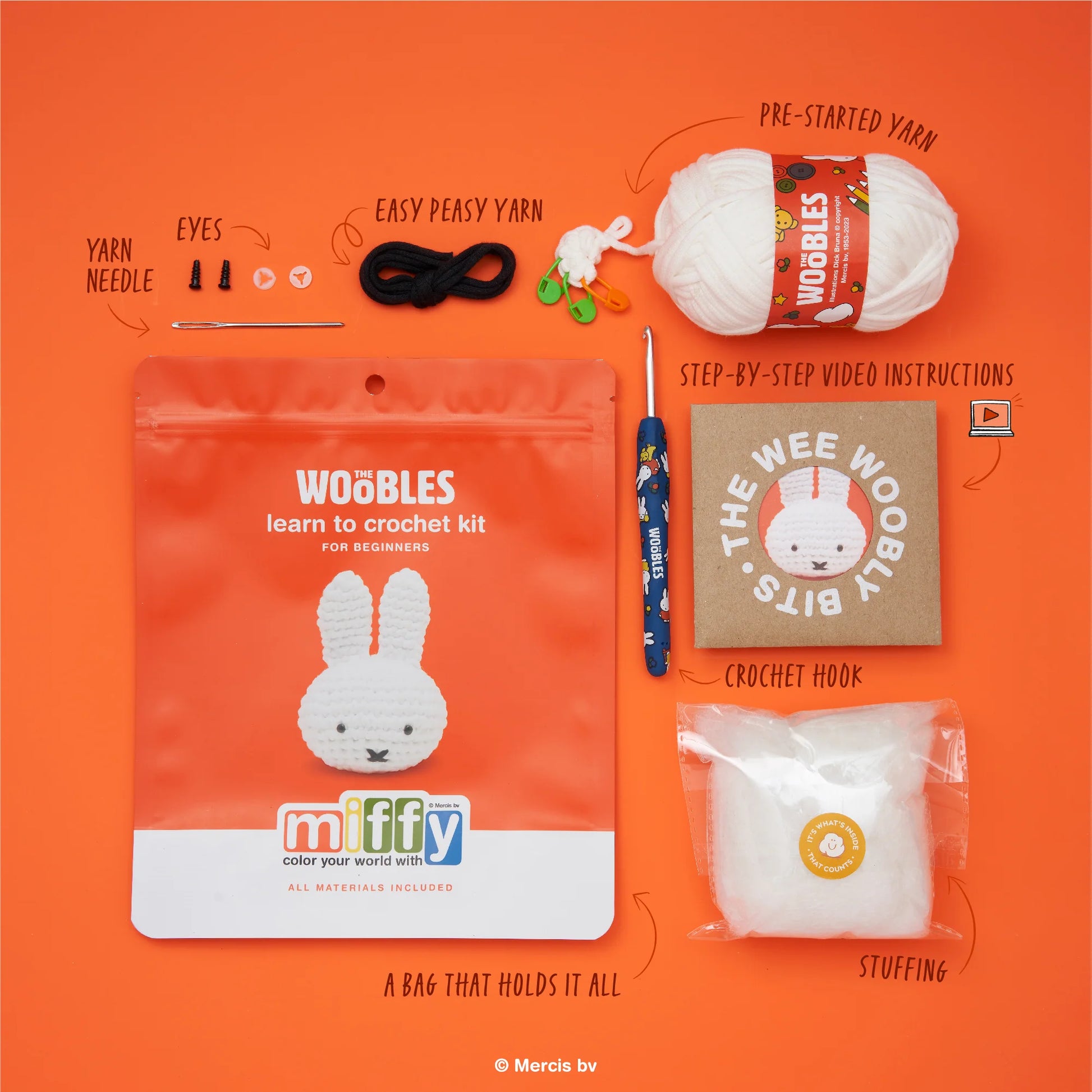 Woobles Miffy Beginner Crochet Kit