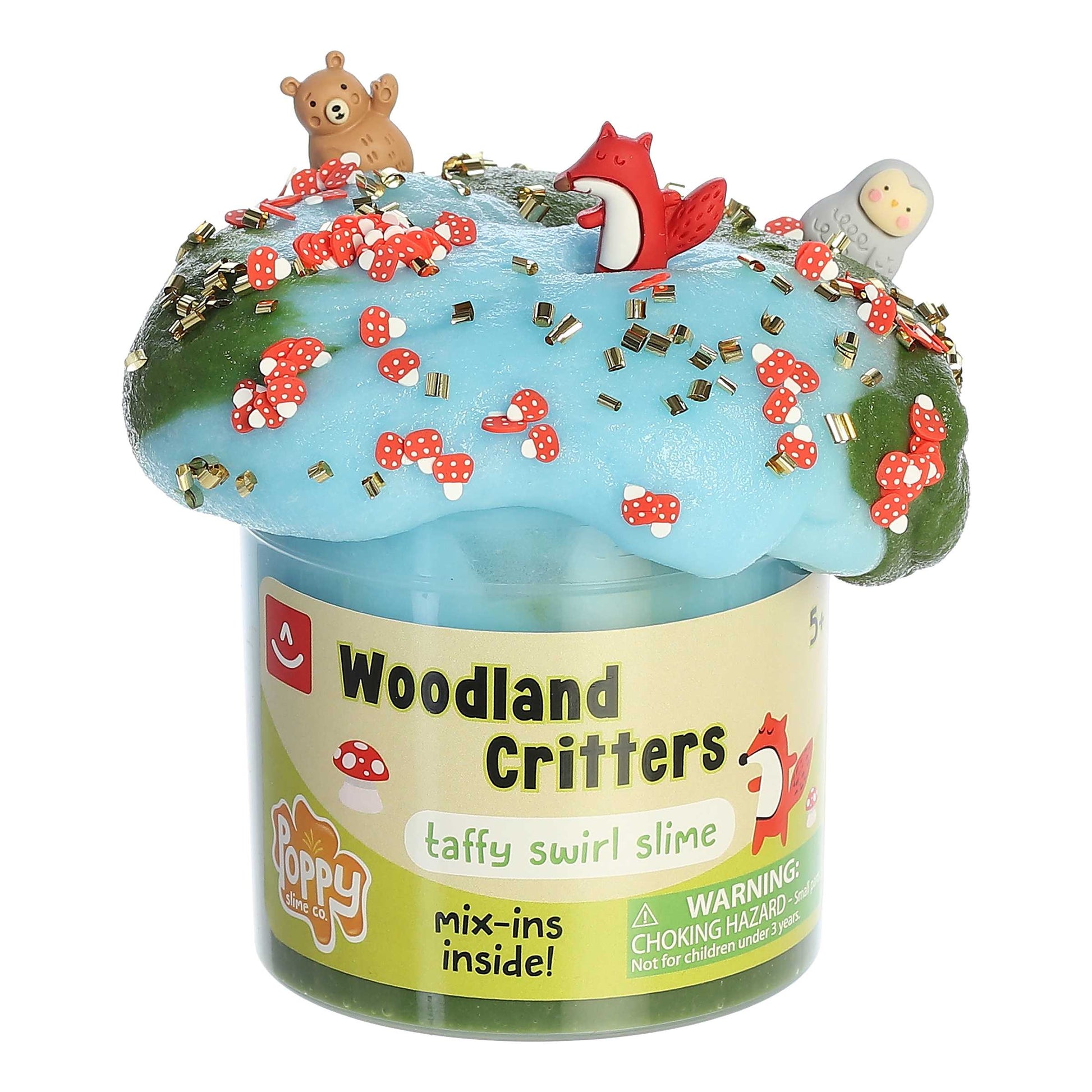 Woodland Critters Taffy Swirl Slime