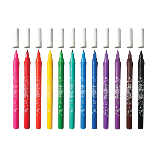 Yummy Yummy Scented 12 Double-Ended Washable Markers